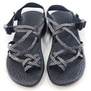CHACO Updraft EcoTread ZX/2 Gray Wave Toe Loop Sandals